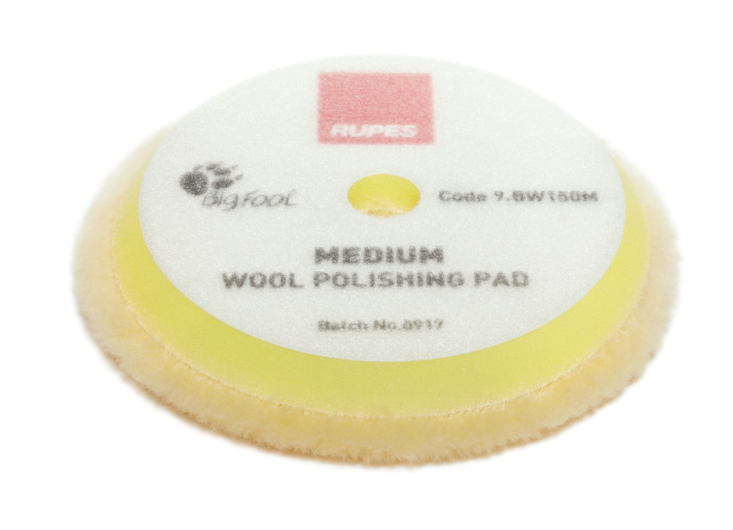 5" Rupes Medium DA Wool Pad 130/145mm