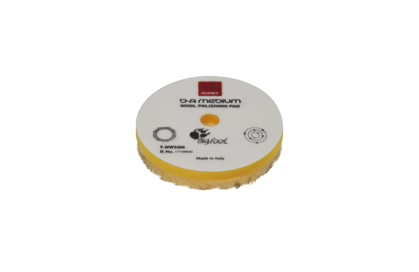 3" Rupes Medium DA Wool Pad 80mm (NEW)