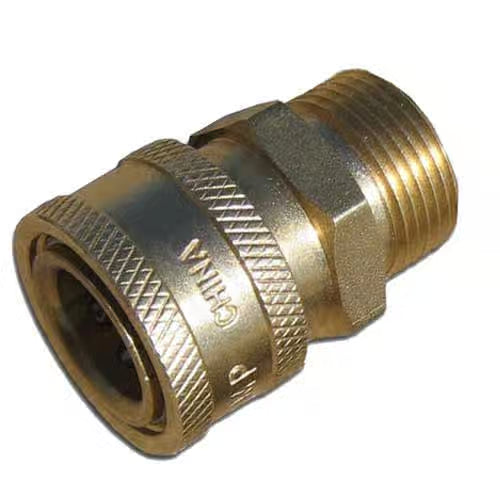 3/8" Brass M22 Male Q/C Socket-3/8"