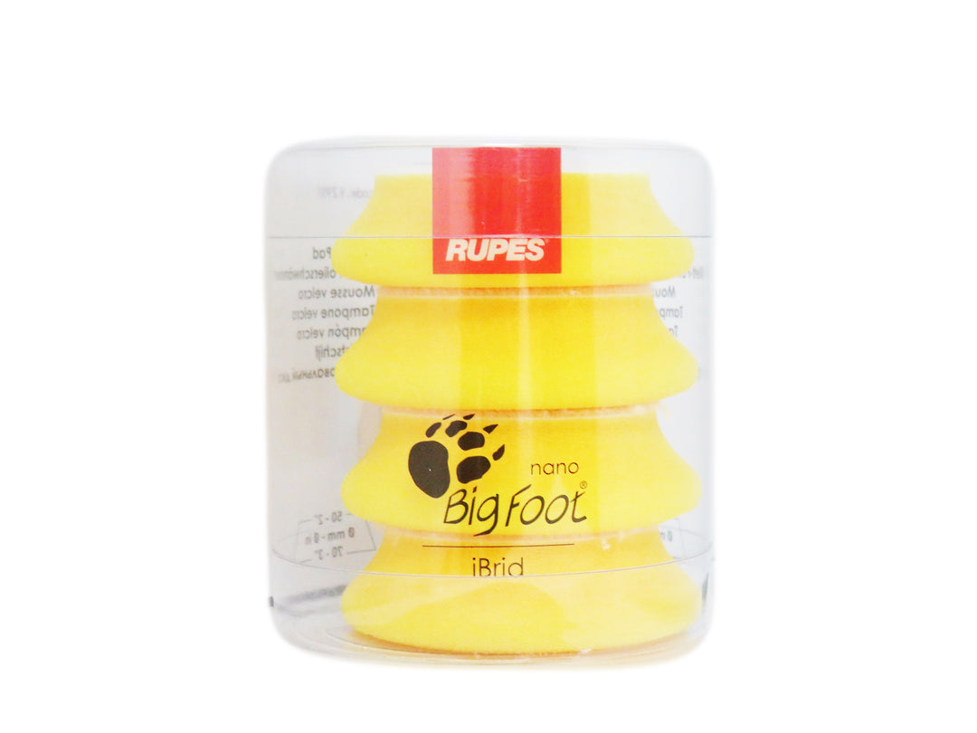 2" Rupes DA Fine Yellow Foam Polishing Pad 4 pack