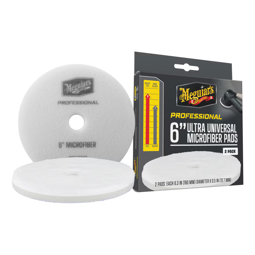 Meguiar's Ultra Universal Microfiber Pads 6" (2 pack)