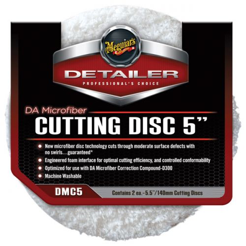 Meguiar's DMC5 DA Microfiber Cutting Disc - 5 inch (2 pack)