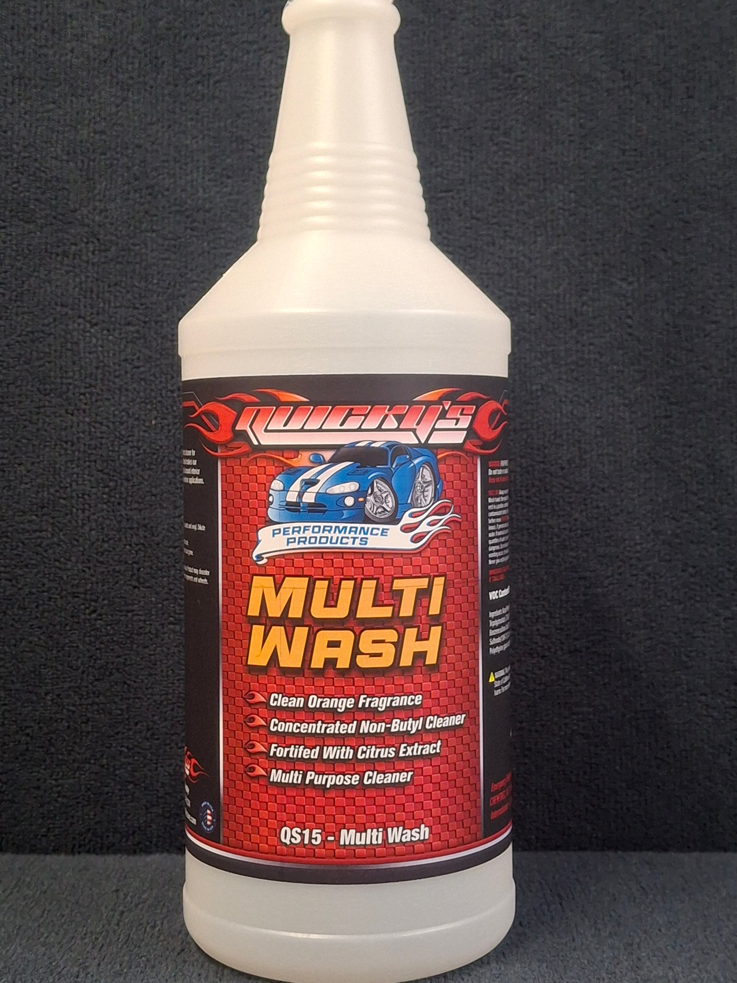 Multi Wash APC Labeled Bottle - 32oz