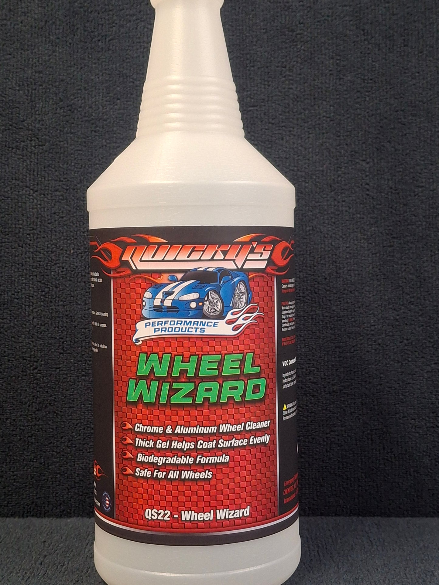 Wheel Wizard Labeled Bottle - 32oz