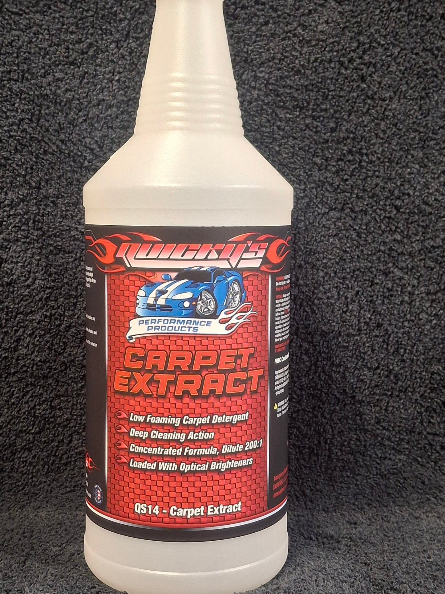 Carpet Extract Labeled Bottle - 32oz