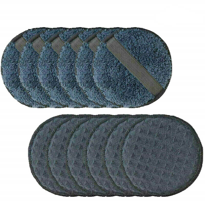 Black Flannel Round Applicator W/Strap