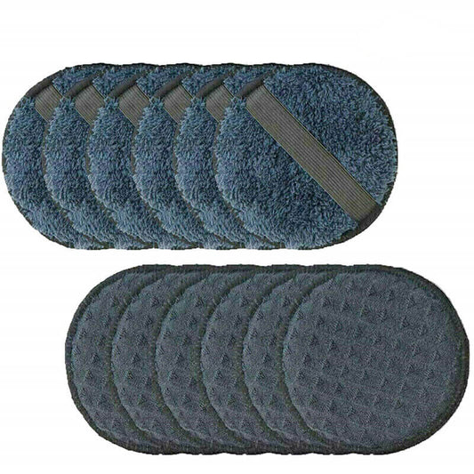 Black Flannel Round Applicator W/Strap