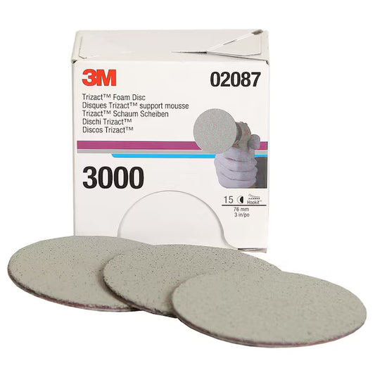 Trizact, Mini Foam Disc 3000-15 per bx : 3"