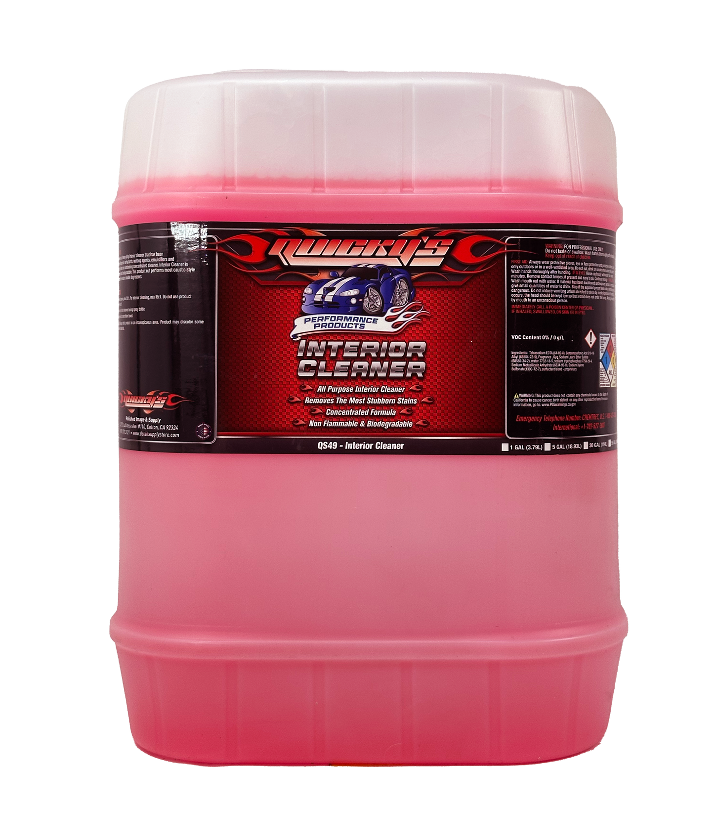 Quicky's Interior Cleaner 5 gal