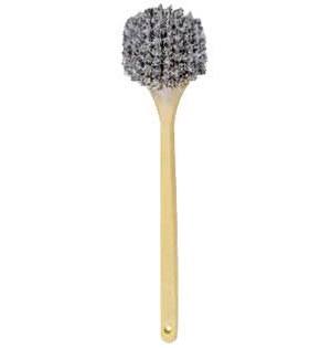 Grey Long Handle Body Brush