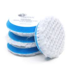 2.75" Rupes DA Coarse Blue Wool Cutting Pad 4 pack