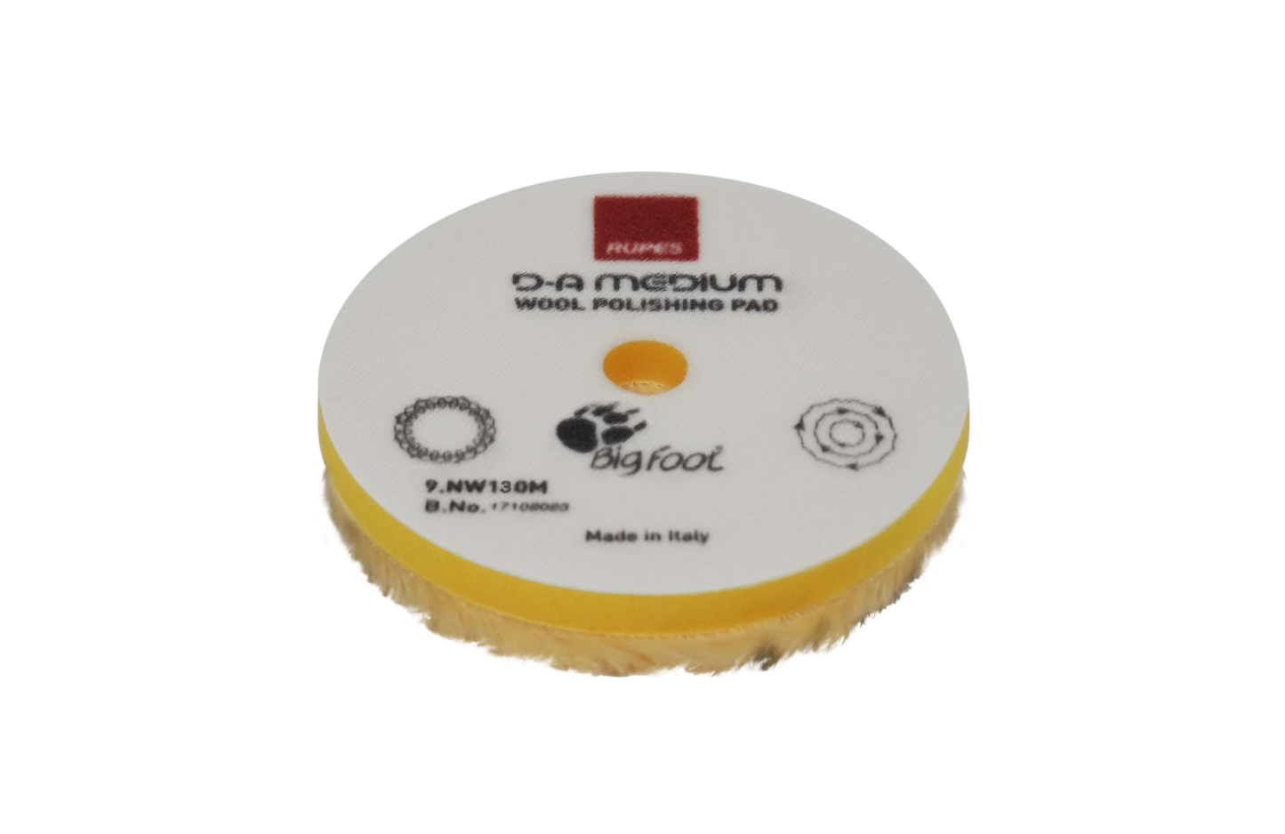 5" Rupes Medium DA Wool Pad 130mm (NEW)