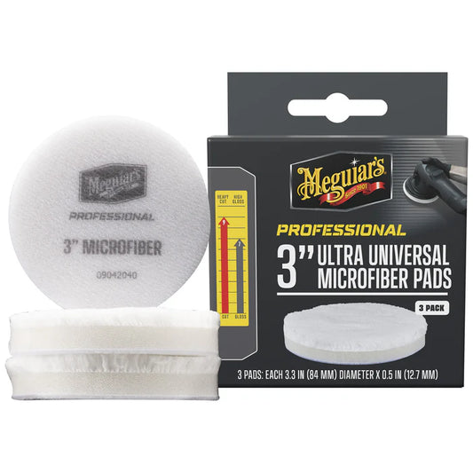 Meguiar's Ultra Universal Microfiber Pads 3" (3 pack)