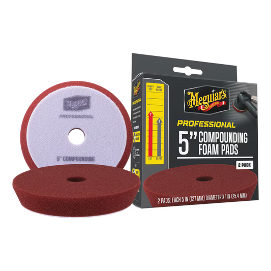 Meguiar's Compounding Foam Pads 5" (2 pack) (Copy)