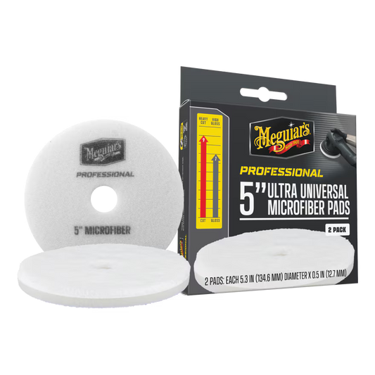 Meguiar's Ultra Universal Microfiber Pads 5" (2 pack)