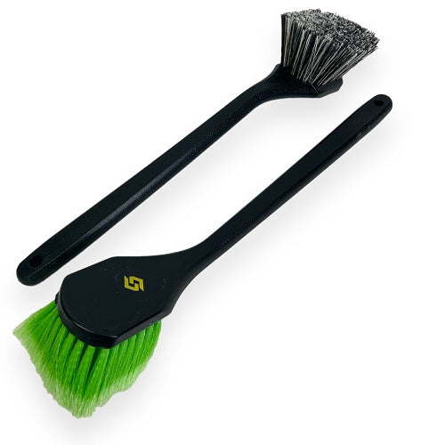 Green Long Handle Body Brush