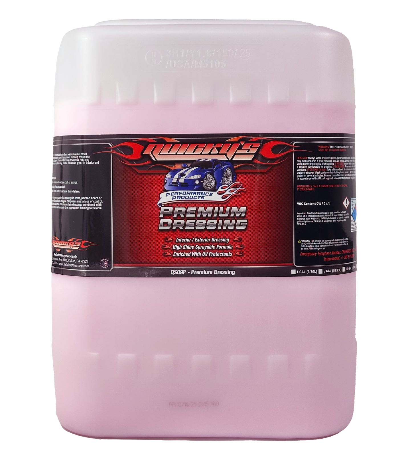 Quicky's Premium Tire Dressing 5gal