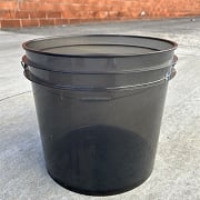 Smoked Black 3.5 gal bucket