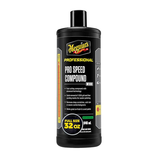Meguiar's M100 Mirror Glaze Pro Speed Compound, 32 oz.
