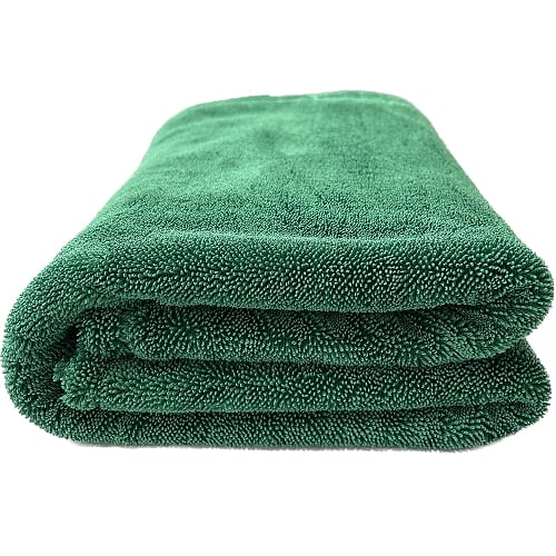 XL Double Twisted Loop Drying Towel Green