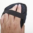 Black Flannel Round Applicator W/Strap