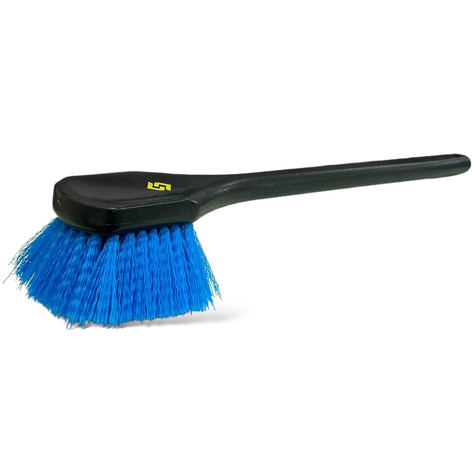 Tire Brush Blue Long - Stiff Bristle - 18"